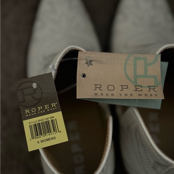 Roper Women’s White Western Boots - Picture 3 of 3